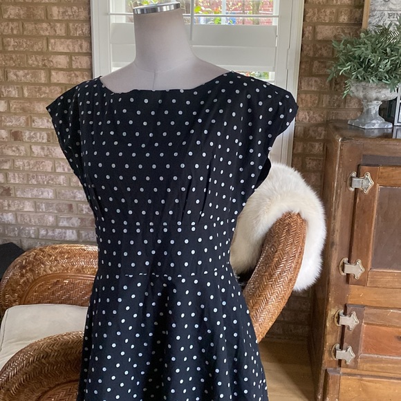 KATE SPADE New York DOT COTTON FIORELLA DRESS 12 NEW - Picture 3 of 11